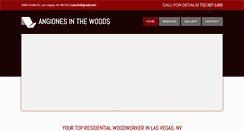 Desktop Screenshot of angionesinthewoods.com
